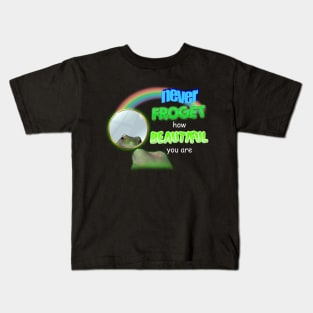 Never Froget How Beautiful You Are Meme Kids T-Shirt